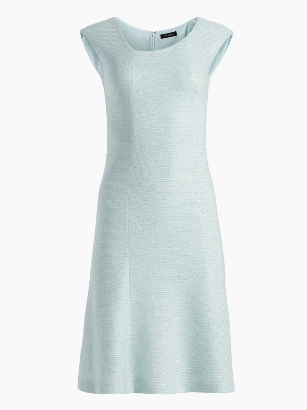 St. John New Sequin Knit Dress In Opal Size 8 $1,495.00
